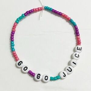 Sabrina Carpenter Beaded Friendship Bracelet - Pink Go Go Juice